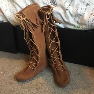 Lace up boots